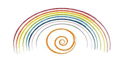 Rainbow spiral logo